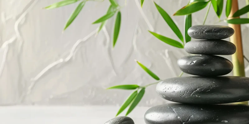pile of black stones