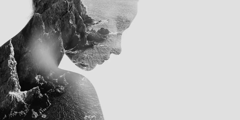 silhouette of woman